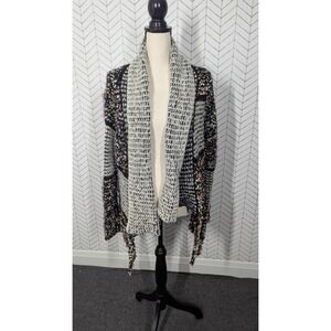 La Fee Verte Sweater Womens Large Patchwork Cottagecore Cardigan Coquette Garden